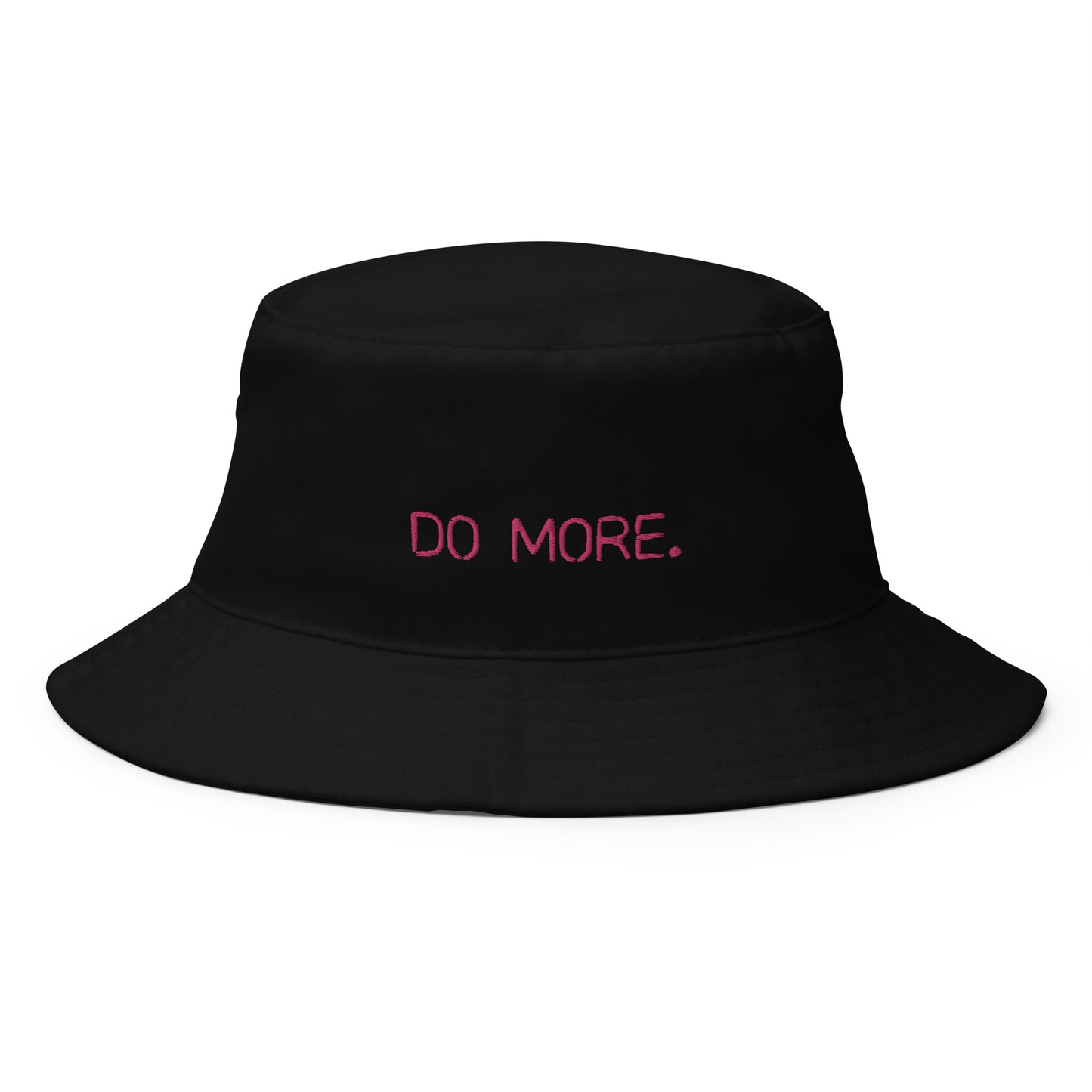 EMBROIDERED BUCKET HAT - DO MORE NEON