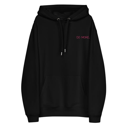 EMBROIDERED PREMIUM HOODIE - DO MORE NEON