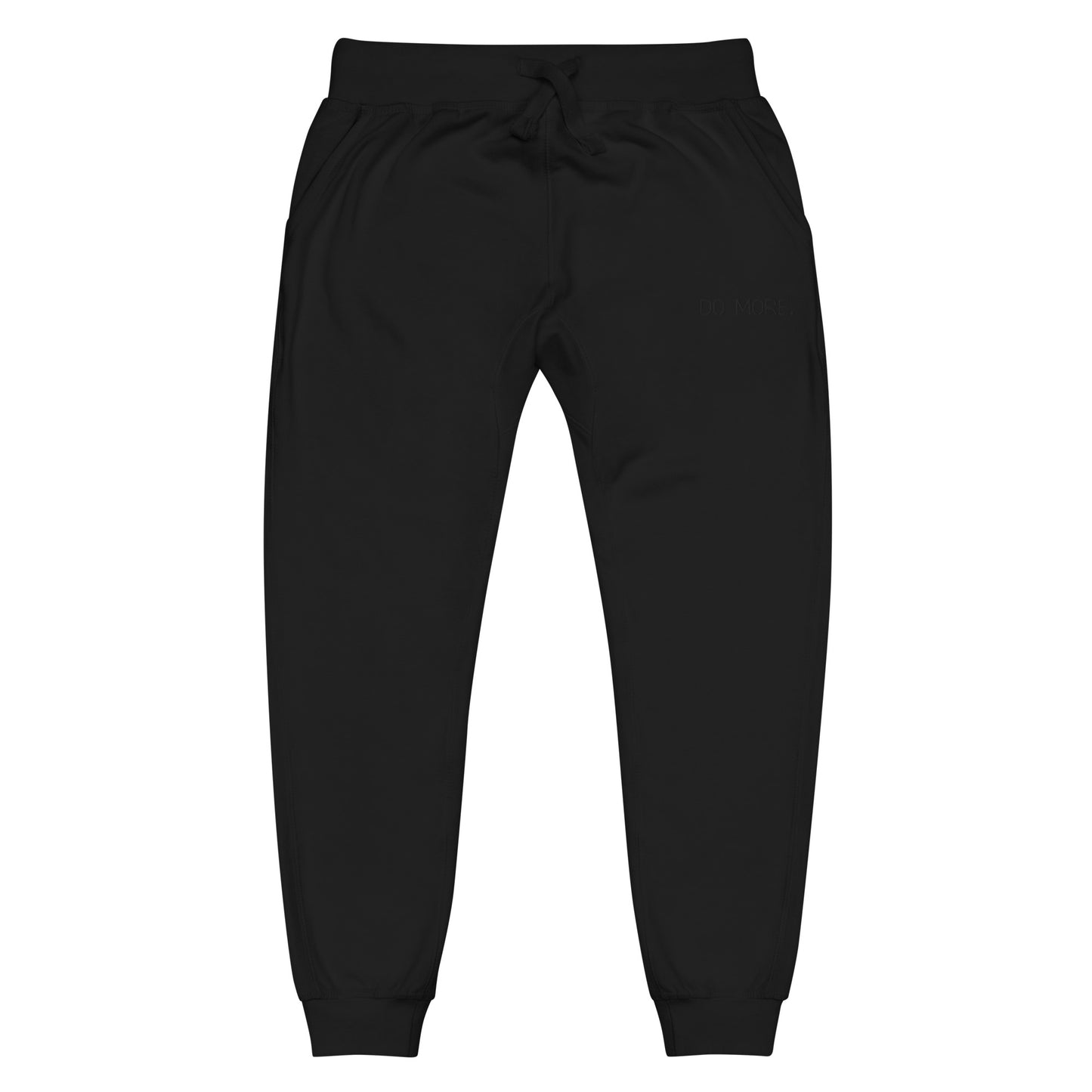 EMBROIDERED UNISEX JOGGERS – DO MORE BLACKOUT