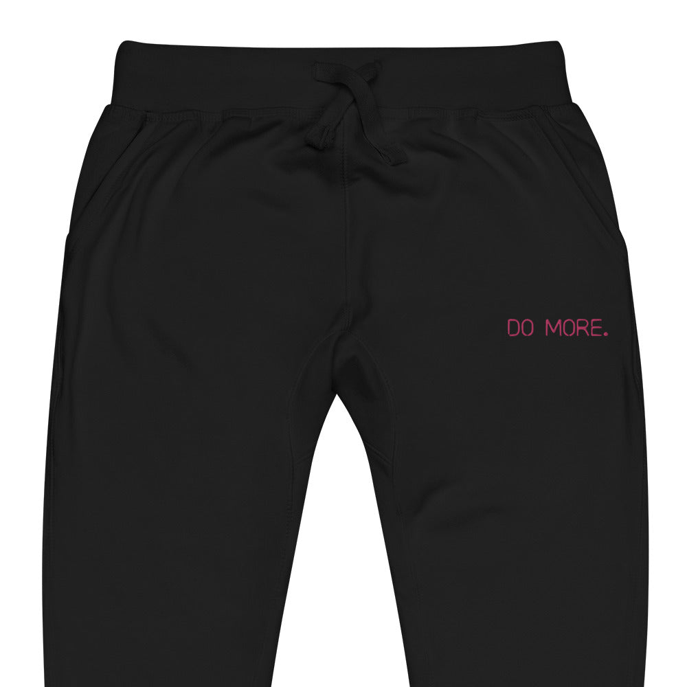 EMBROIDERED JOGGERS - DO MORE NEON