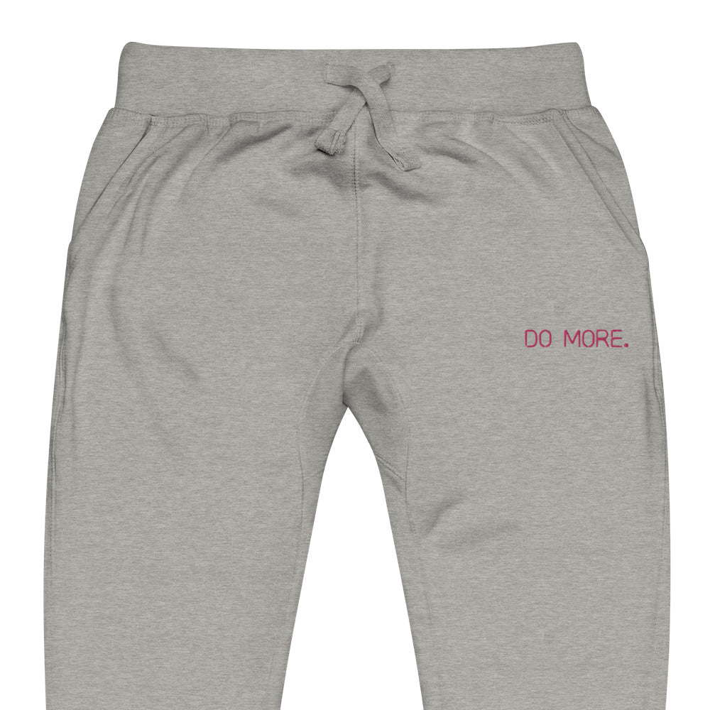 EMBROIDERED JOGGERS - DO MORE NEON