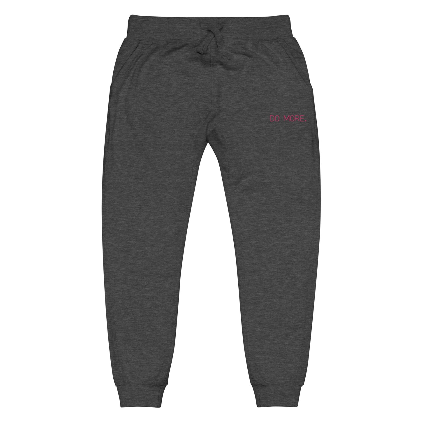 EMBROIDERED JOGGERS - DO MORE NEON