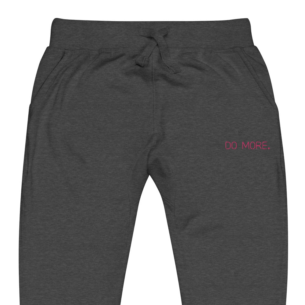 EMBROIDERED JOGGERS - DO MORE NEON