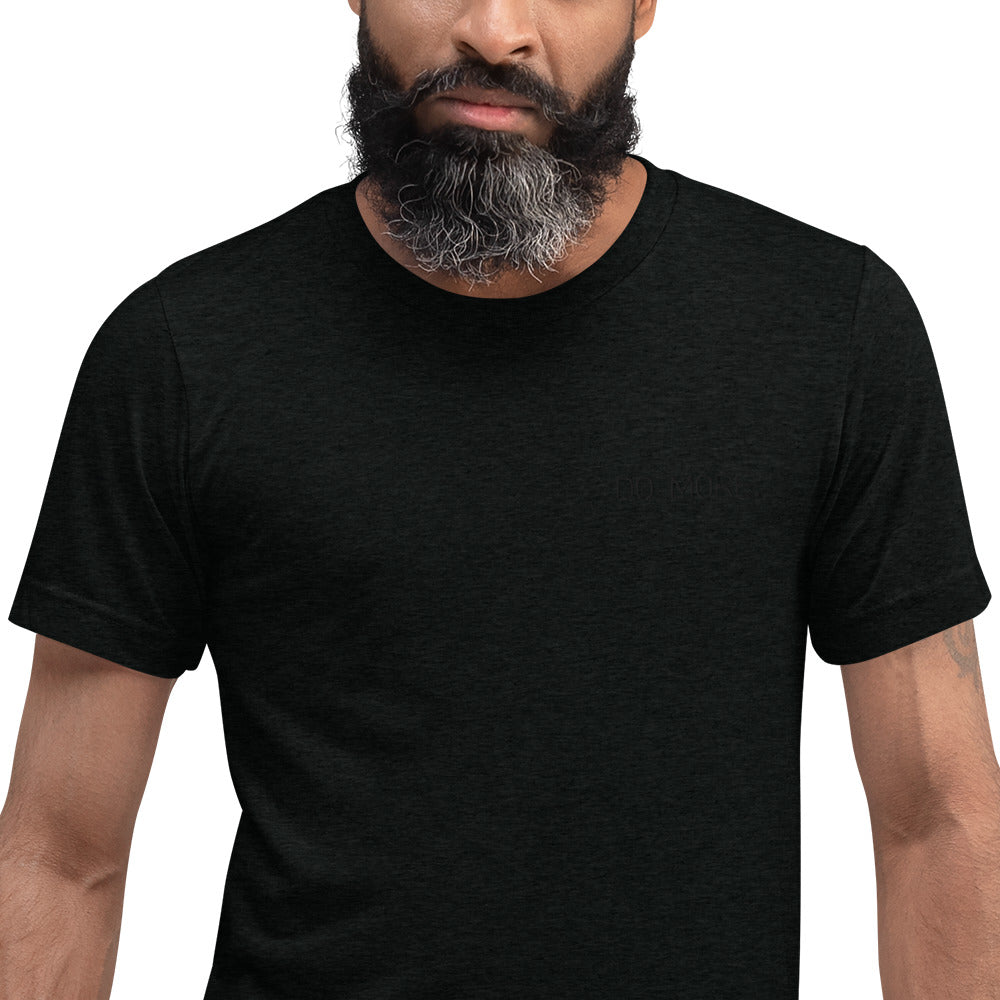 EMBROIDERED TEE SHIRT - DO MORE BLACKOUT